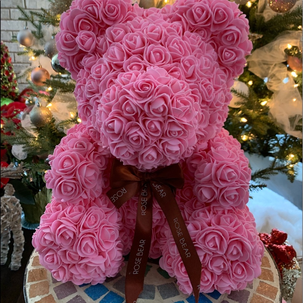 Pink Rose Bear